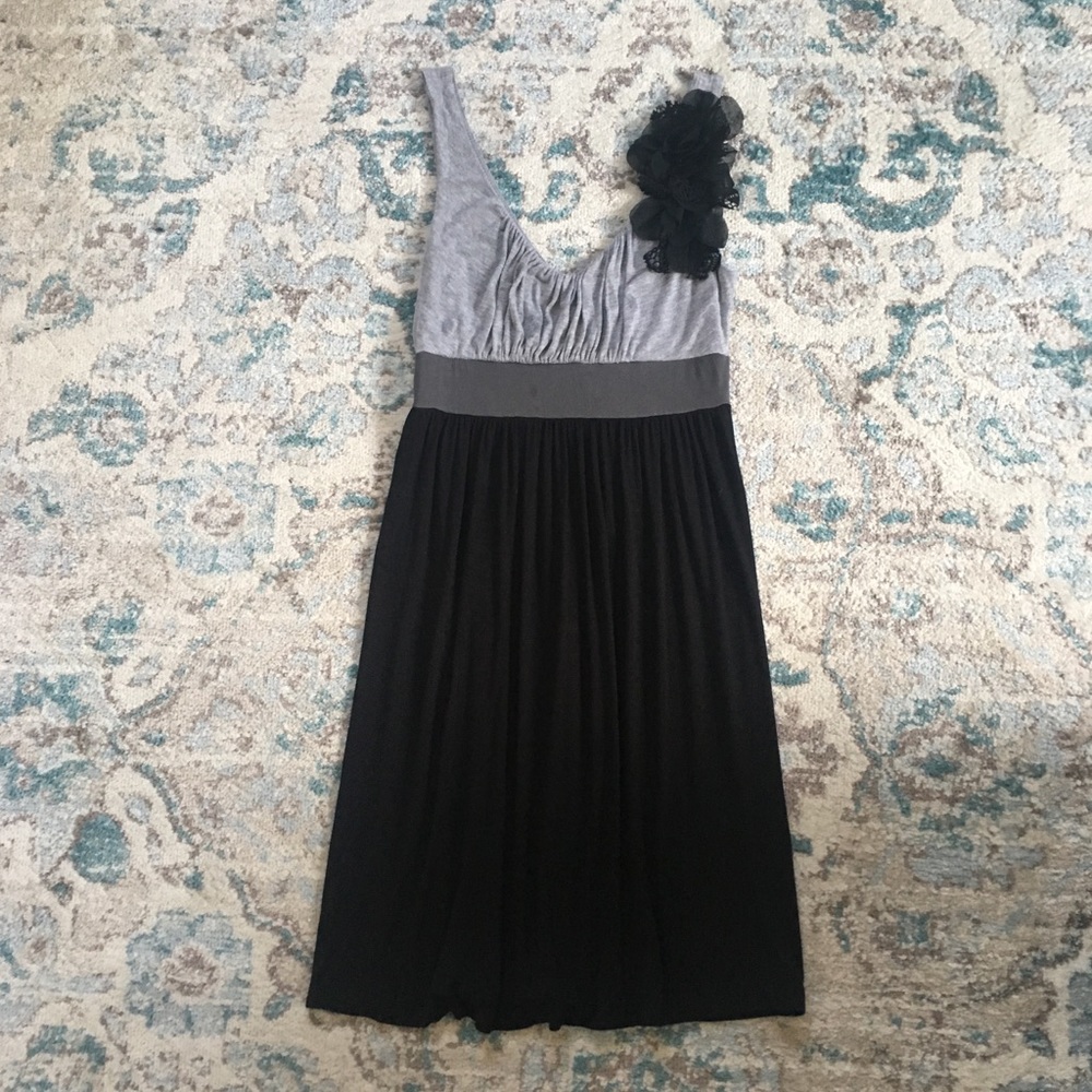Black and Grey Dress